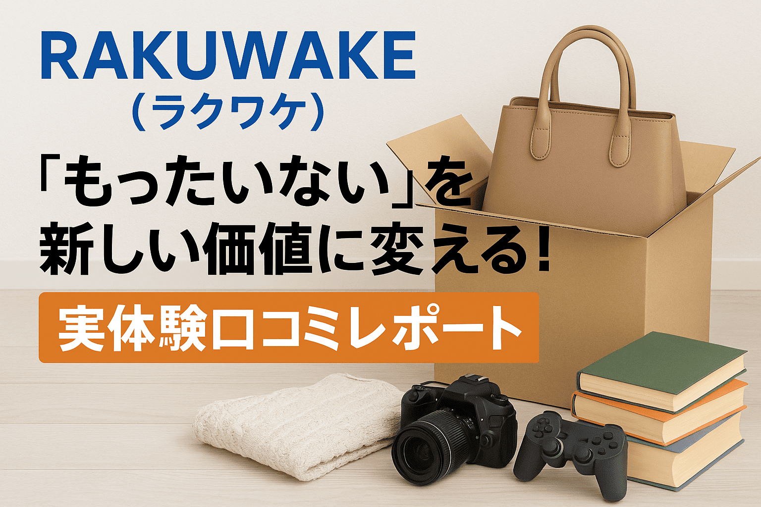 「RAKUWAKE（ラクワケ）」で“もったいない”を新しい価値に変える！実体験口コミレポート