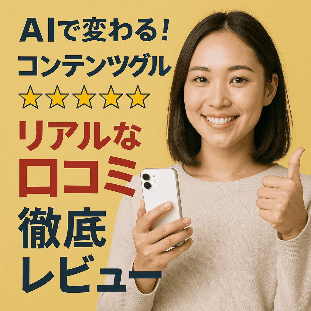AIで変わる！「コンテンツグルAI」のリアルな口コミ徹底レビュー