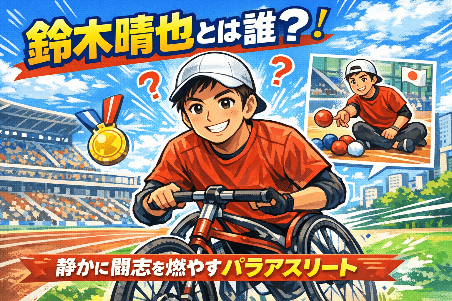 鈴木晴也とは誰？静かに闘志を燃やすパラアスリートをDigる